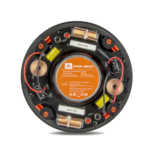 Stage 260CDT - Black - 2-way 6.5in (166mm) Dual Tweeter In-Ceiling Loudspeaker - Back image number null